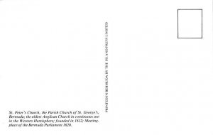 St. Peter's Church St. George's Bermuda Postcard