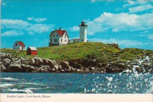 Maine York Beach Nubble Lighthouse