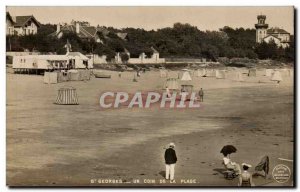 St Georges - A Corner of the Beach - Old Postcard