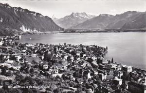 Switzerland Montreux et les Dents u Midi 1965 Photo