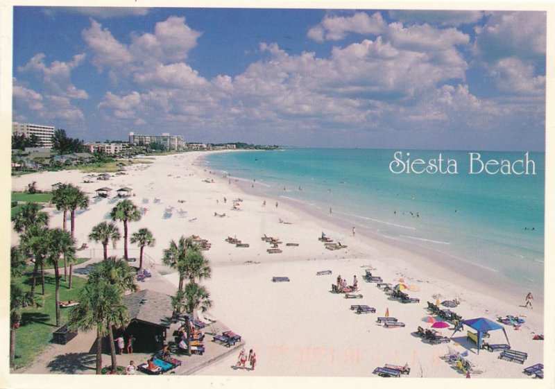 Siesta Key FL, Florida - Crescent Beach - World's Finest White Sand - pm 1998