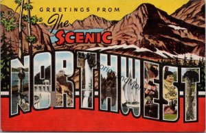 Greetings from The Scenic Northwest Postcard PC349