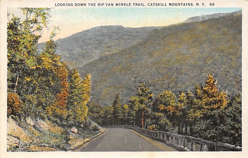 Rip Van Winkle Trail Catskill Mountains, New York, USA Unused 