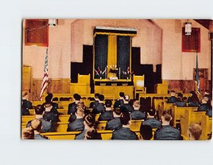 Postcard Interior of a Chapel Lackland Air Force Base San Antonio Texas USA