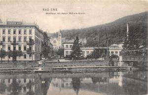 BR42363 Bad Ems badehaus mit kaiser wilhem Kirche germany