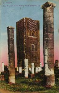 morocco, RABAT, Tour Hassan et les Ruines de la Mosquée, Mosque, Islam (1929)