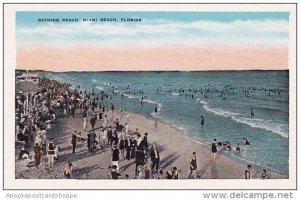 Florida Miami Beach Bathing Beach