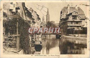 Old Postcard Strasbourg Petite France