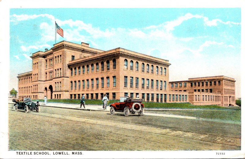 Massachusetts Lowell High School 1927 Curteich