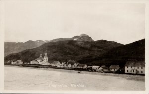 Unalaska AK Schallerer's Alaska Shop Seaward Real Photo Postcard F46