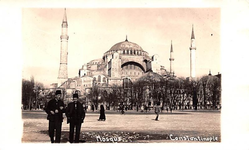 Mosque Constantinople Turkey Non Postcard Backing 