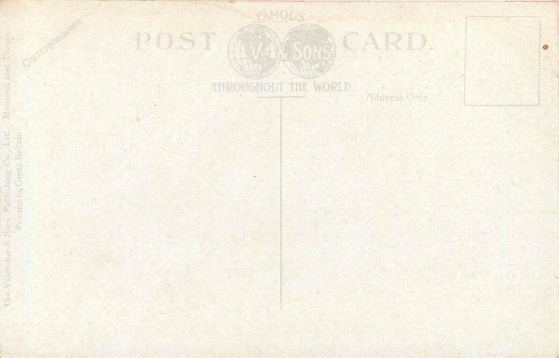 c1910 Postcard; Romanesque High School Building, Calgary AB Canada Architecture