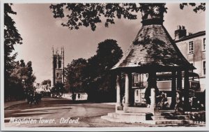 England Oxford Magdalen Tower Vintage RPPC C124