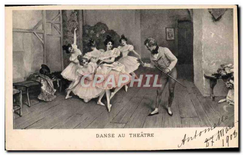 Old Postcard Dance in theater