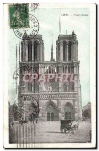 Postcard Old Paris Notre Dame