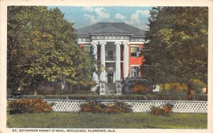 Florence Alabama Ex Governor Emmet O'Neal Residence Vintage Postcard AA83443