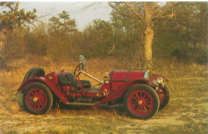 1914 Mercer Model 35JRaceabout, RT Buckley, Vintage  Chrome Postcard Unposted