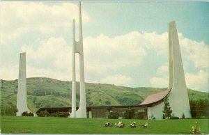 Rose Hills Memorial Park Memorial Chapel Whittier California Postcard