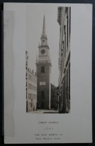 Boston, MA - Christ Church (Old North of Paul Revere fame) - RPPC