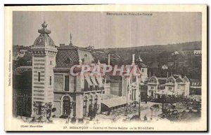 Old Postcard Besancon Saline Bath and Casino of Mouilliere