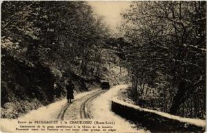 CPA Route de PAULHAGUET a la CHAISE-DIEU (517553)