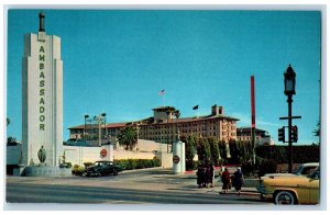 Los Angeles California Postcard Ambassador Hotel Building c1960 Vintage Antique