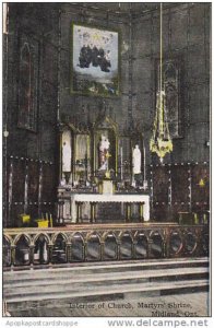 Canada Ontario Midland Interior Of Church Martyr's Shrine