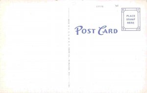 Post Office West Allis Wisconsin linen postcard