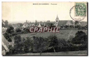 Old Postcard Monce Saosnois in Panorama