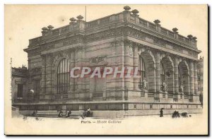 Old Postcard Paris Museum Gallieni