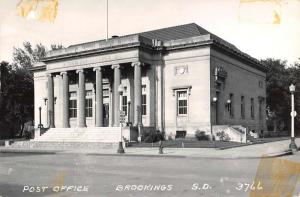 Brookings South Dakota Post Office Real Photo Antique Postcard K63415 