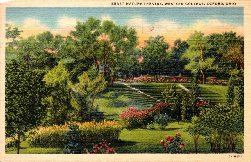 Ohio Oxford Ernst Nature Theatre Western College Curteich