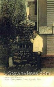 Elder Brewster Spring - Plymouth, Massachusetts MA