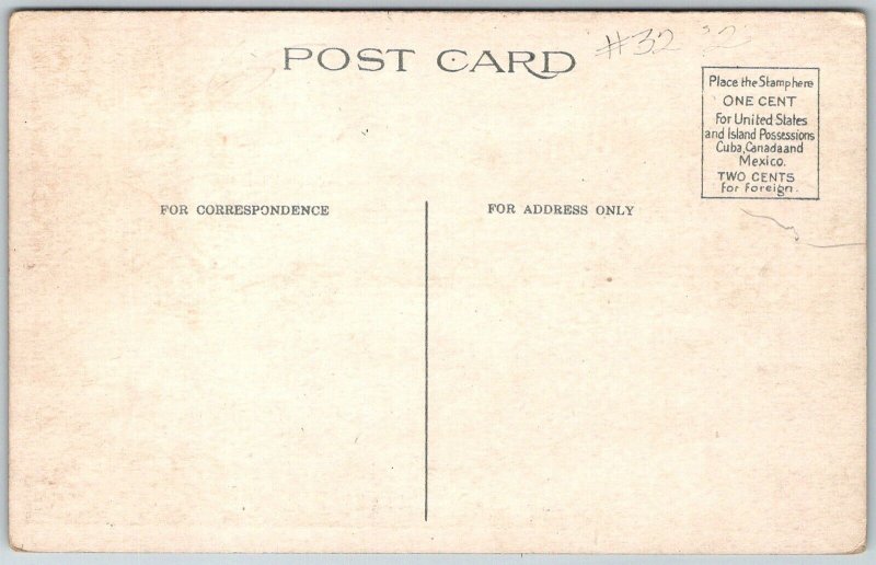 Niagara Falls New York 1920s Postcard Rapids Above American Falls