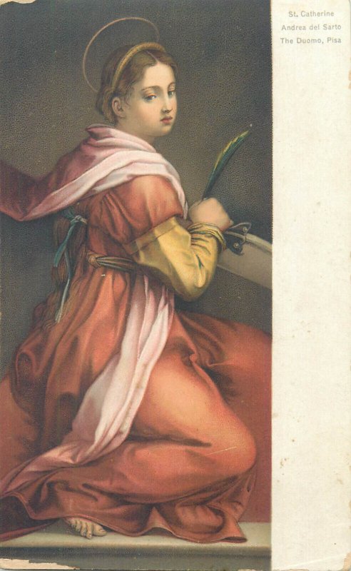 Andrea del Sarto Saint Catherine Pisa The Duomo Fine Art World`s Galleries serie