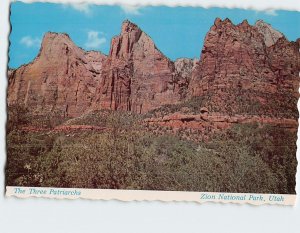 Postcard The Three Patriarchs Zion National Park Utah USA