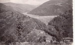 BF14642 renaison loire barrage de chartrain  france front/back image