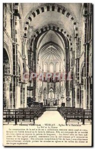 Old Postcard Vezelay Basilica of the Madeleine La Nave and Choir The construc...