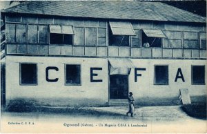 PC CPA GABON, OGOOUÉ, UN MAGASIN CEFA Á LAMBARÉNÉ,Vintage Postcard (b21799)