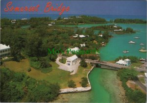 Bermuda Postcard - Aerial View of Somerset Bridge, Elys Harbour RR12167