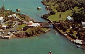World's Smallest Drawbridge Bermuda Postcard
