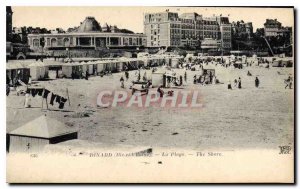 Old Postcard Dinard Ille et Vilaines The Beach