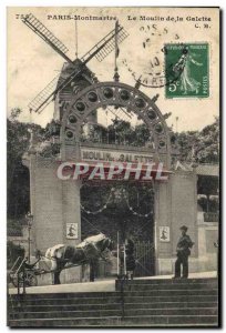Postcard Old Paris Theater The mill of the pancake Horse
