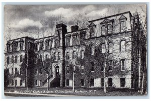 1910 St. Marys Girls Orphan Asylum Clifton Street Rochester New York NY Postcard