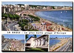 Modern Postcard La Baule most beautiful beach in Europe