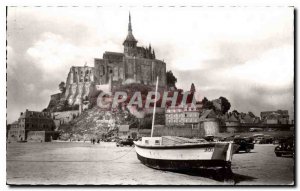 Old Postcard Mont Saint Michel Manche La Greve