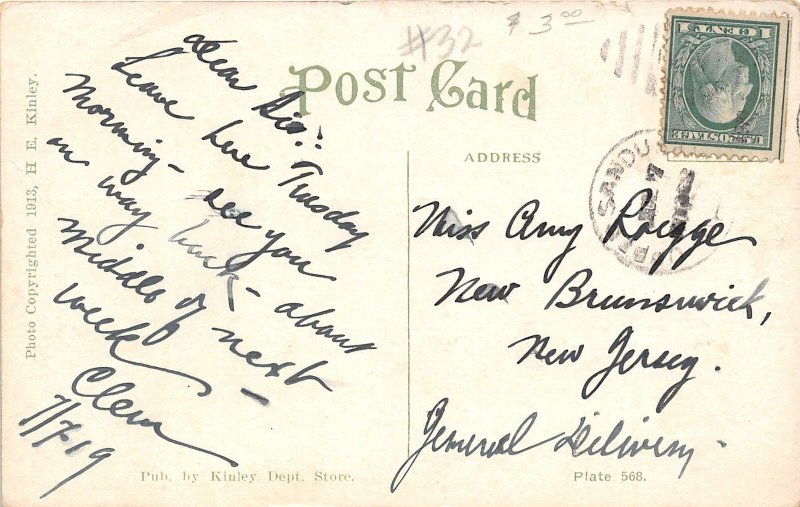 F40/ Upper Sandusky Ohio Postcard c1910 BPOE Elks Home No 83 