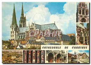 Postcard Modern Beauce Chartres Eure et Loire Various aspect of Cathedrale