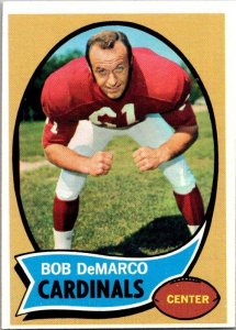 1970 Topps Football Card Bob DeMarco St Louis Cardinals sk21503
