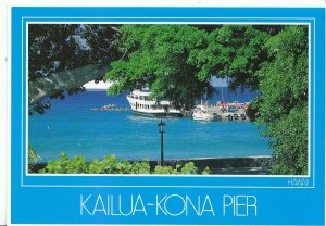 Hawaii Postcard - Kailua - Kona Pier - Annual Billfish Tournament   AB1257